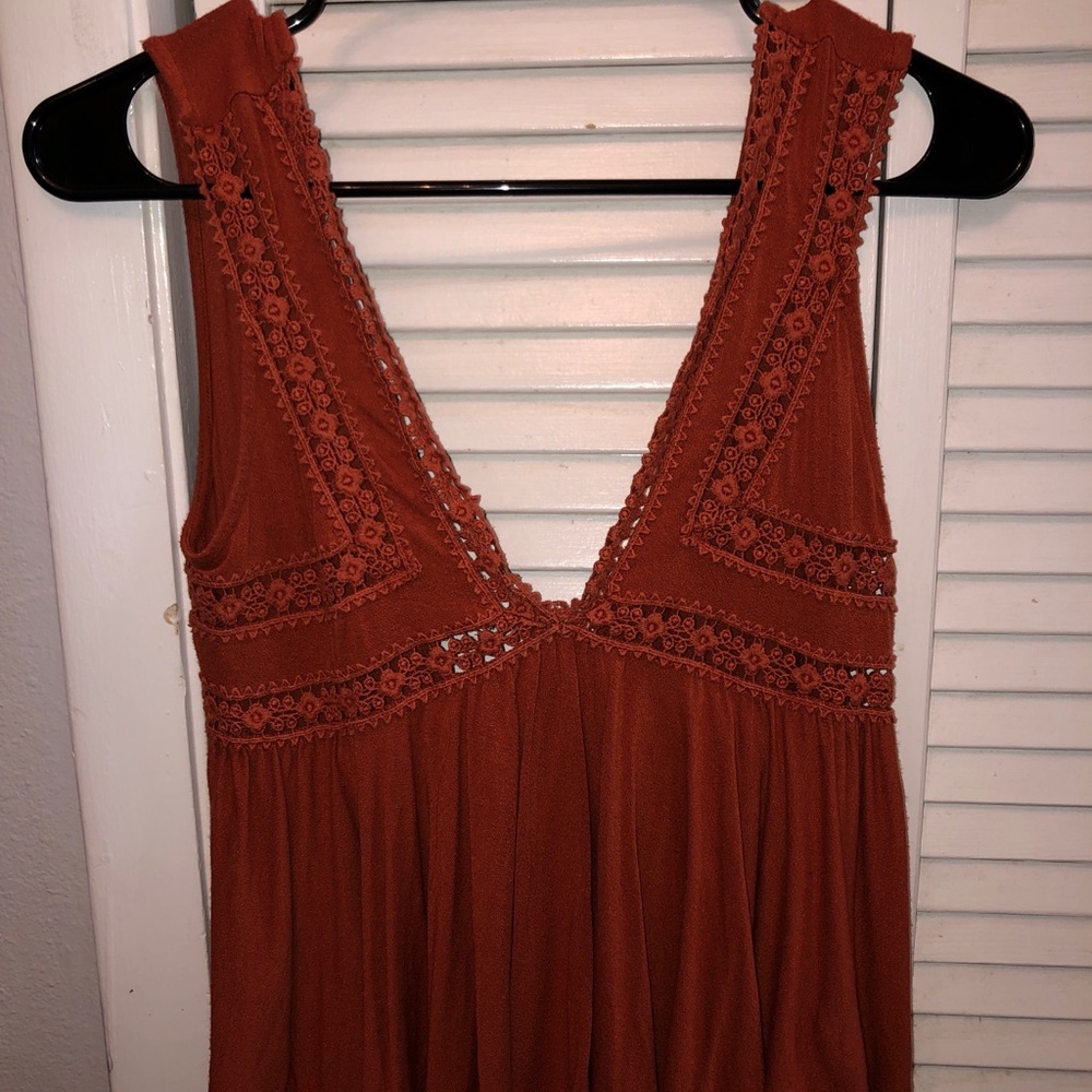 Burnt orange shirt